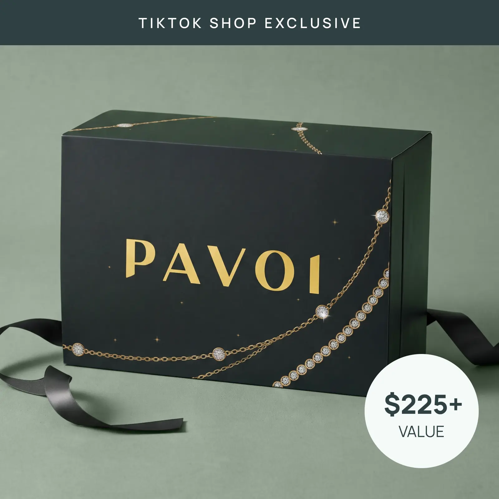 PAVOI 14K Gold Plated Jewelry Advent Calendar - 12 Days of Sparkle & Surprises - The Perfect Holiday Gift
