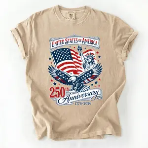 America 250th Anniversary, Bald Eagle American Tee, Revolutionary War Soldiers Shirt, Retro 90s History Tee, 1776–2026 Shirt, USA 250th, 4th of July Shirt - LORA ATCHER
