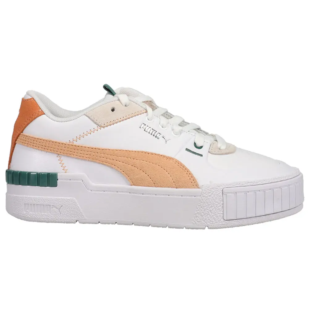 PUMA Womens Cali Sport Mix Platform Sneakers Shoes Casual - White PUMA Womens Cali Sport Mix Platform Sneakers Shoes Casual - White