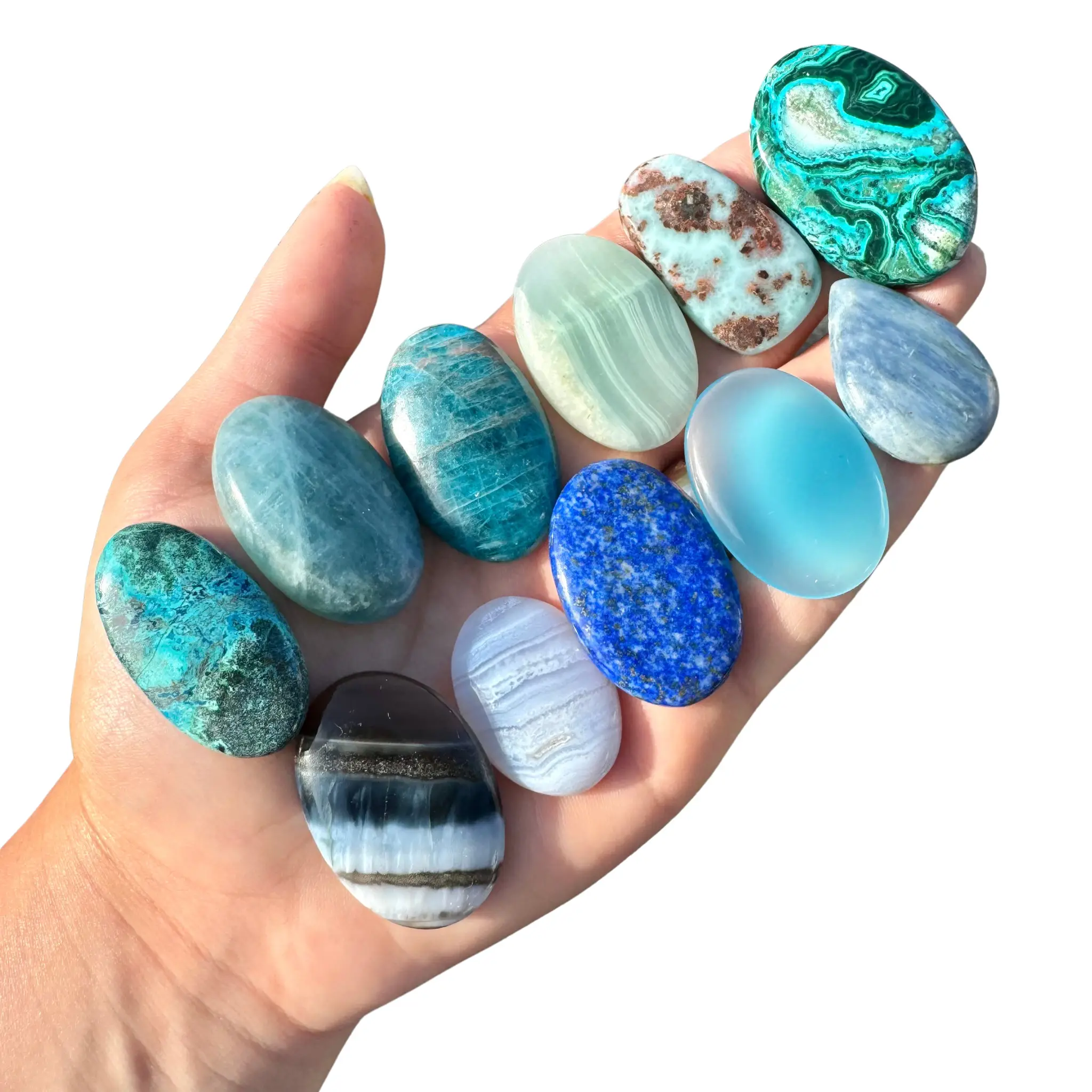 25pc Small Cabochon Set - Intuitive Cabochon Set - 25pc of Natural Cabochons