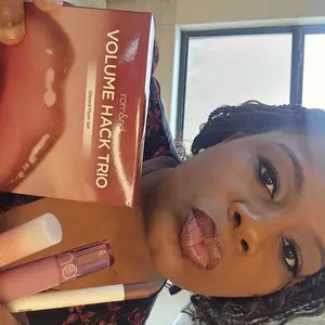 [rom&nd Official Shop] rom&nd LIP VOLUME HACK TRIO (3 Shades, Lip Mate Pencil 0.5g & Melting Balm 3.5g & Color Gloss 4g)