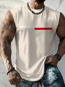 Men's Reversible Summer Sleeveless Vest, Breathable Mesh Design, Lightweight Layered Fit, Ideal for Gym, Beach, Casual Wear, Athletic Tank Top