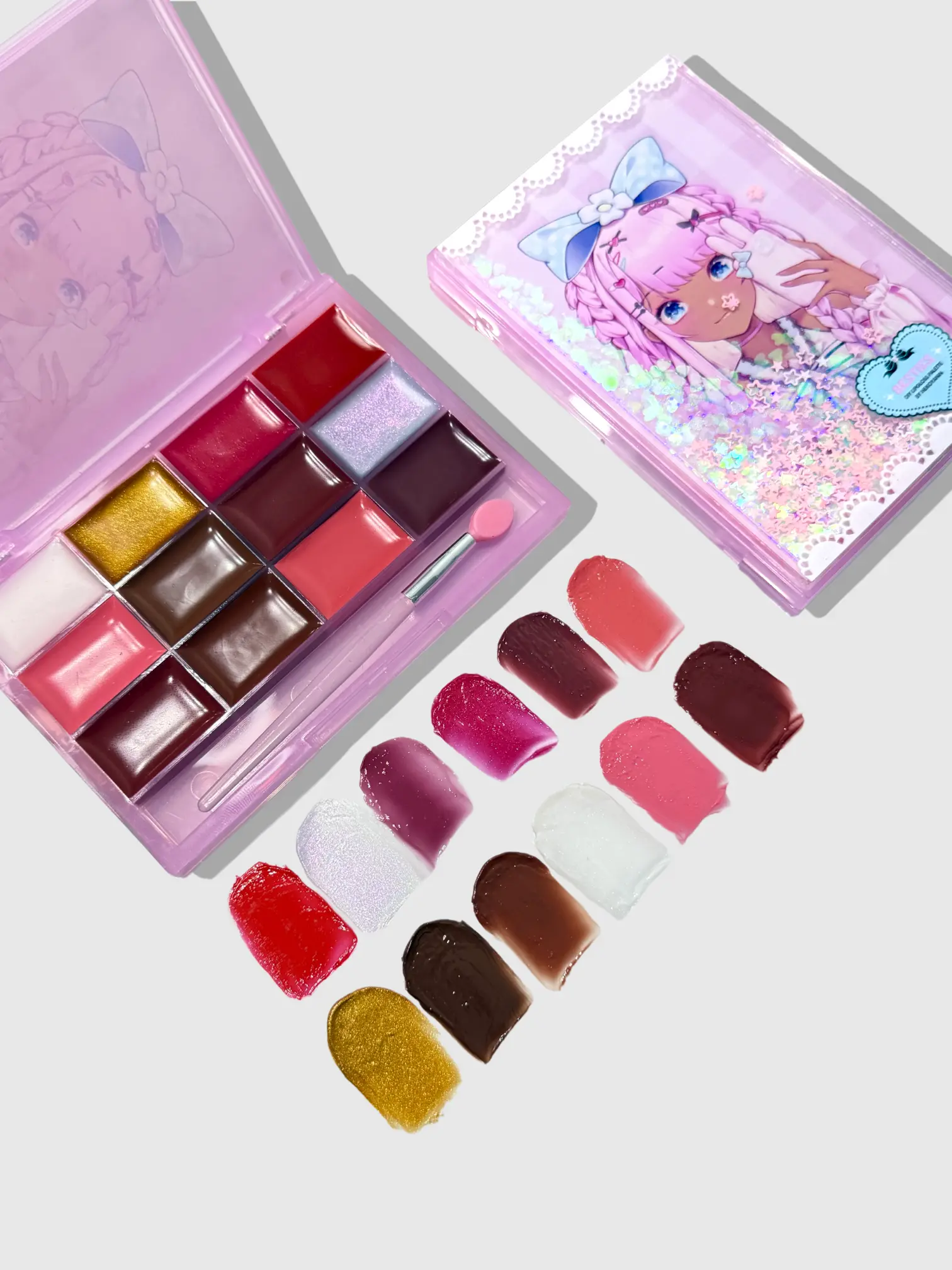 Besties- DIY Lipgloss palette Glossy hydrating