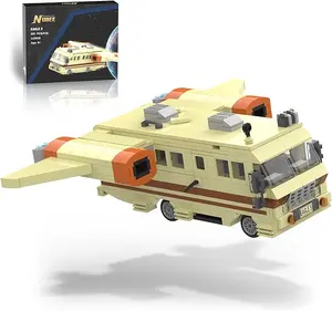 TENHORSES Spaceballs Eagle 5 Building Set with Cockpit Hyper Jets Periscope Barf's Room 667Pcs Model Kit Premium Quality ABS Material Fun Details for Kids Teens Adults