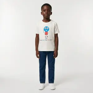 EM-120 ES1 Education Mascot Logo "Empower, Inspire, Bright Minds Spread Joy" Short Sleeve T-Shirt