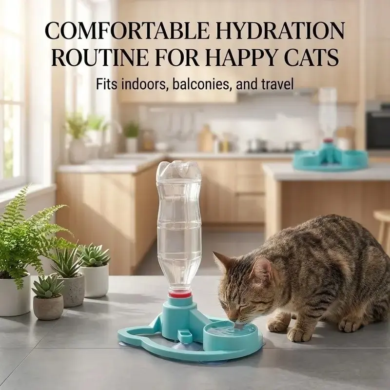 Pet Gravity Automatic Watering Machine, Large Capacity Plug-Free Pet Waterer, Anti-Moisture Mouth, Easy Clean Cat Bowl, Animal Water Bowl, Dog Water Dispenser