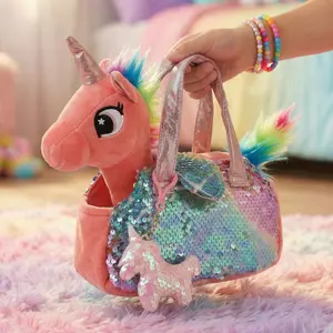Little Jupiter Pet Plush Set with Bag - Includes Plush Toy, Bag, & Charm