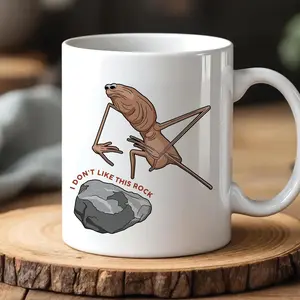I Dont Like This Rock Mug, Funny Marcus Robert Quote, Meme VR Chat Coffee Cup