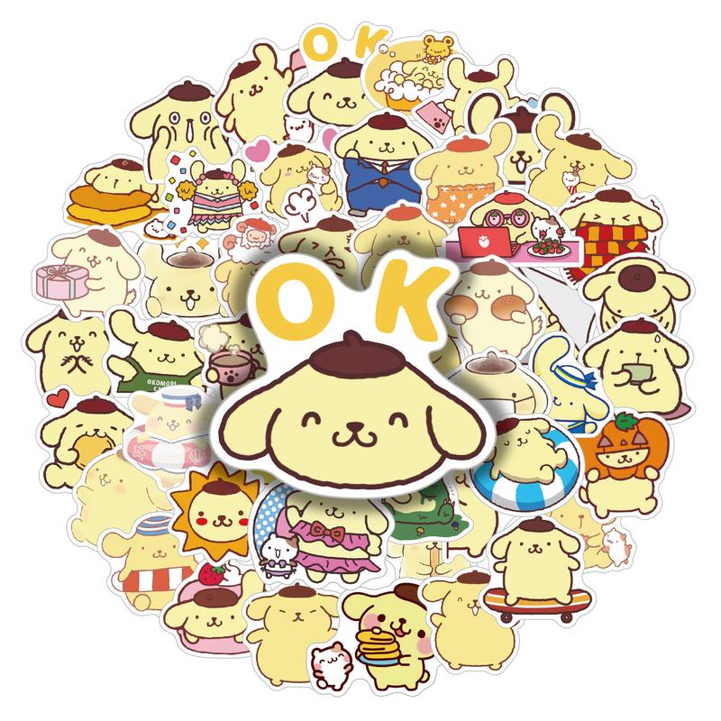 Sanrio Pompompurin stickers 100pcs