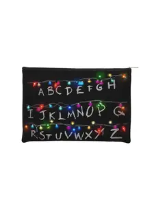 1pc Lightweight Stranger Things Makeup Bag Toiletry Bag with Zipper Travel Cosmetic Pouch Travel Essentials Bag Essential Items for Graduation Season Wedding Season and Other Makeup Storage Bag