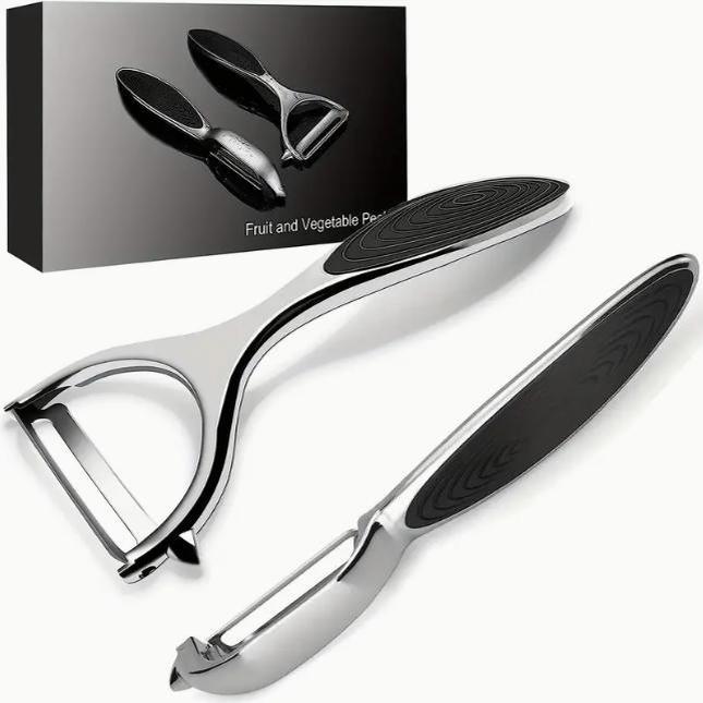 1 Set Kitchen Vegetable Peeler, Fruit Straight Blade Potato Peeler, Durable Non-slip Handle