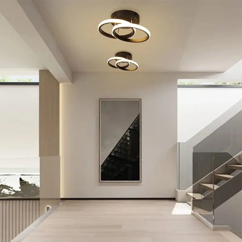 Modern Home Ceiling Light, Adjustable LED Lamp for Bedroom, Hallway, Kitchen, & Small Pendant Lights