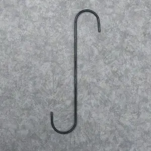 12” Heavy Duty Metal S Hooks, Set of 3 for Hanging Plants & Baskets | EJGlamos