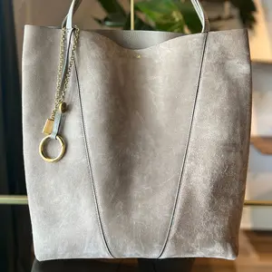 Pre-owned Chloé Suede Shoulder Bags Spin Large Shopper Tote Bag