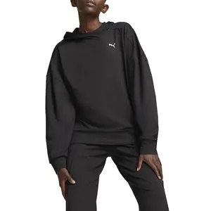 PUMA Womens Cloudspun Hoodie Casual Outerwear Casual - Black
