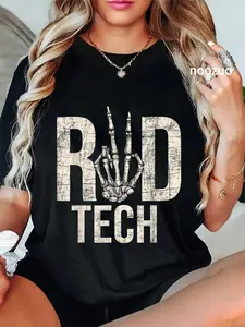 100% Cotton Rad Tech - Radiographer Radiology Student Xray Technician T-Shirt