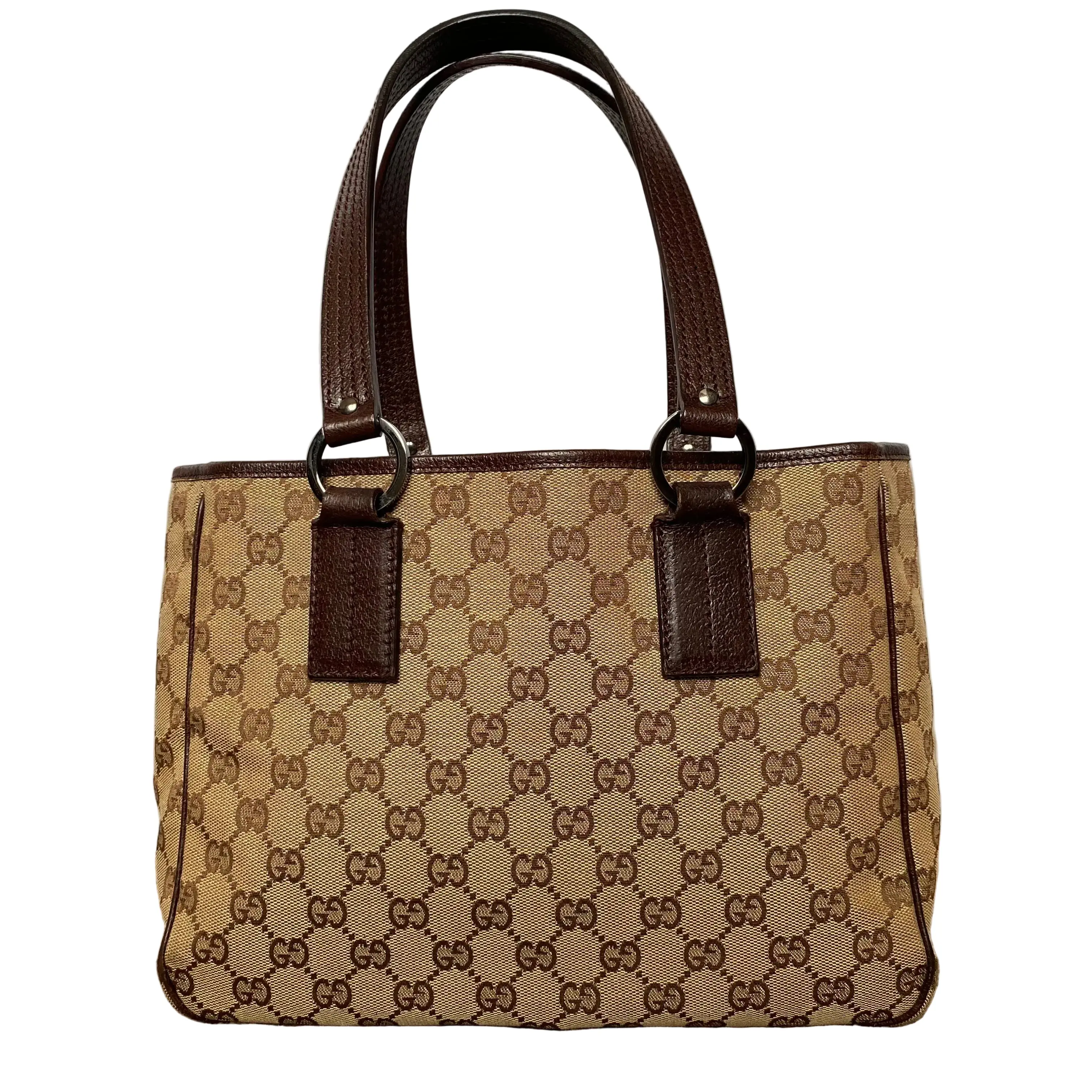Pre-owned GUCCI Tote Shoulder Bags monogram bag handbag Authentic with coa