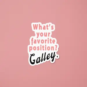 Galley Position Flight Attendant Sticker | SomeFlyStuff