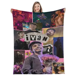 lvan Music Cornejo Poster Blanket - Soft Flannel Gift for Fans, Four Seasons Home Sofa Bed Cover, Birthday or Anniversary Gift, Home Decoration, Fashion Accessories