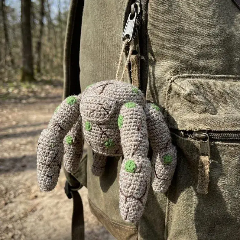 Rocky Crochet Keychain, Project Hail Mary Crochet, Amigurumi Rocky Plush, Cute Handmade Gift, Sci-Fi Fan Gift, Mom Gift
