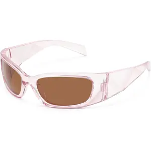 FOZONO Y2K Retro Wrap Around Sunglasses for Women | Vintage UV Protection Sun Glasses FZN827