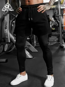 Men's High-Quality Breathable Compression Tight-Fit Pants, Dual-Layer 2-In-1 Design, Ideal for Gym Training & Mma Events