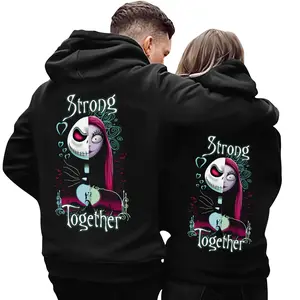 Jack And Sally Strong Together Hoodie, Valentines Shirt, Gift For Lover