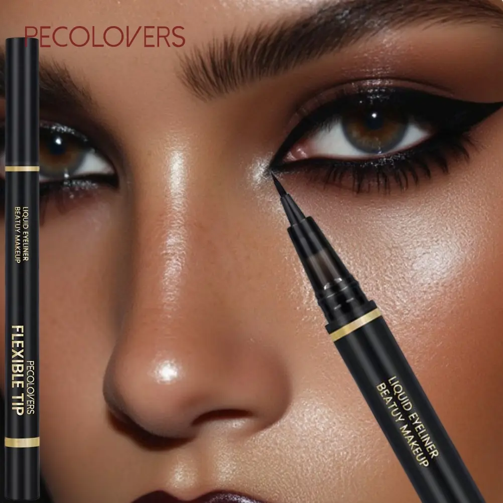 1PC Waterproof Black Liquid Eyeliner, Precision Liner, Quick Drying, Anti-smudge, Ultra-fine Tip, Easy Glide Application, Enhance Eye Makeup, Eye Makeup Product, Essential Daily Makeup Tool, Valentine's Day Gift, Cosmetics