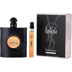 Black Opium Set-Eau De Parfum Spray 3 Oz & Eau De Parfum Spray 0.33 Oz Mini For Women Black Opium Set-Eau De Parfum Spray 3 Oz & Eau De Parfum Spray 0.33 Oz Mini For Women