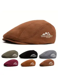 Men's Retro Beret - Non-elastic lightweight winter hat, suitable for formal and casual attire, everyday wear and special occasions, stylish headwear, high-quality materials, trendy men's accessory, Premium Headwear