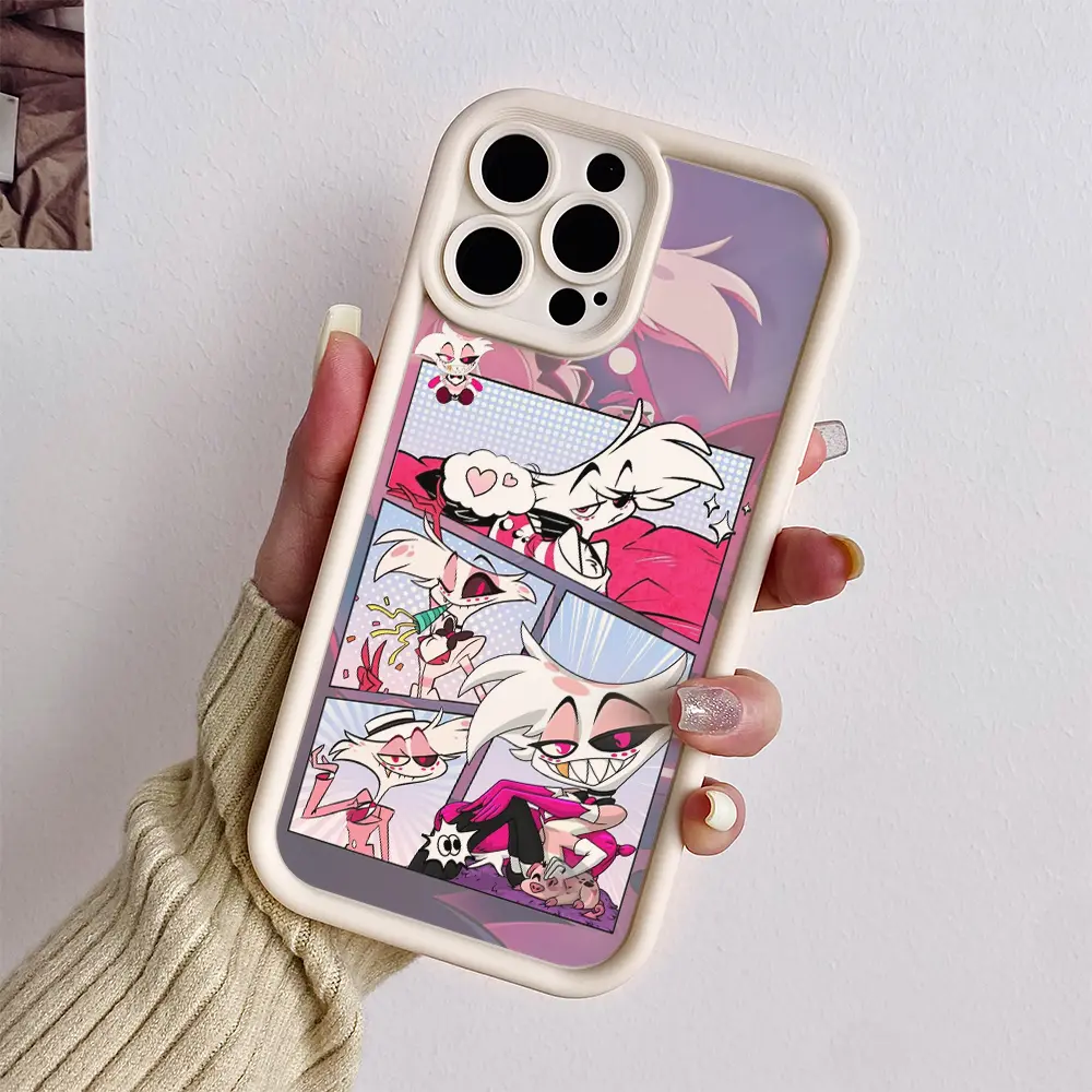 Hazbin Hotel 2 Phone Case for iPhone 17/16/15/14/13/12/11 Xs Pro Max Plus AIR Case,Angel Dust cover for Samsung S25/S23/S24/S22/S21/NOTE20/A54/A53/A52/A36/A35/A34/A33/A17/A16/PLUS/ULTRA/FE Soft Shockproof Protective Shell gifts for AD fans hazbin hotel ... Hazbin Hotel 2 Phone Case for iPhone 17/16/15/14/13/12/11 Xs Pro Max Plus AIR Case,Angel Dust cover for Samsung S25/S23/S24/S22/S21/NOTE20/A54/A53/A52/A36/A35/A34/A33/A17/A16/PLUS/ULTRA/FE Soft Shockproof Protective Shell gifts for AD fans hazbin hotel ...