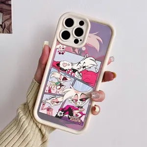 Hazbin Hotel 2 Phone Case for iPhone 17/16/15/14/13/12/11 Xs Pro Max Plus AIR Case,Angel Dust cover for Samsung S25/S23/S24/S22/S21/NOTE20/A54/A53/A52/A36/A35/A34/A33/A17/A16/PLUS/ULTRA/FE Soft Shockproof Protective Shell  gifts for AD fans hazbin hotel s