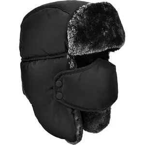 Unisex Winter Trooper Trapper Hat Warm Hats Hunting Hat with Ear Flaps