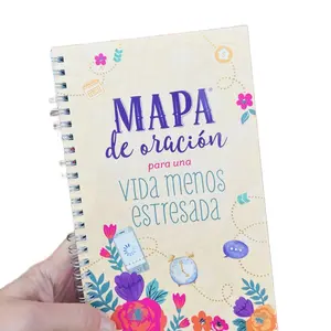 Spanish Edition Prayer Journal Notebook - Soft Cover, Mapa de Oración para una vida menos estresada