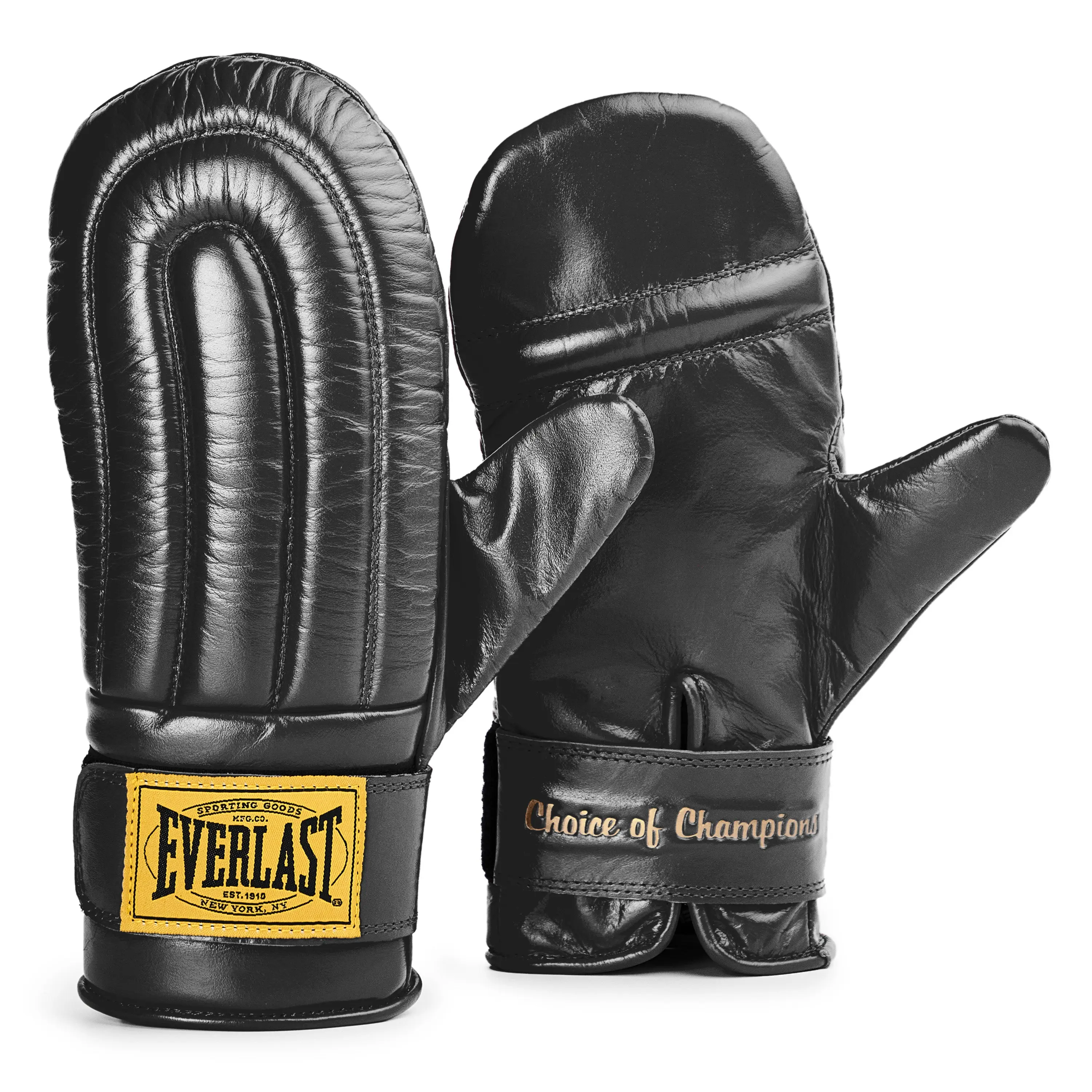 1910 Pro Minimalist Cowhide Leather Bag Mitts, High-Density Pad Training Gloves for Building Hand Strength, Build Hand Strength, Premium Cow Hide Leather, Ergonomic Design