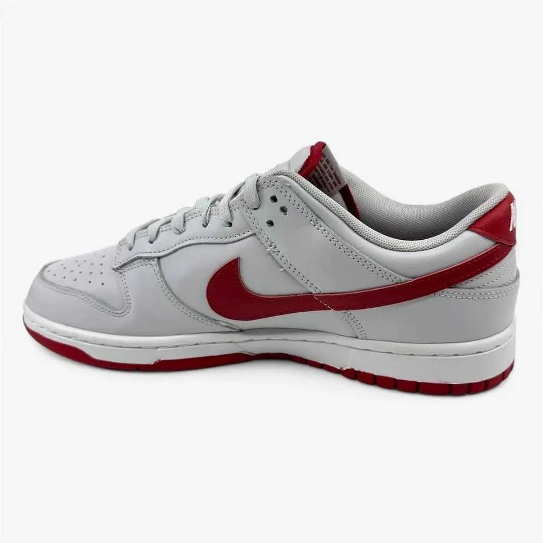 Nike Dunk Low 'Vast Grey Varsity Red' | Size 9