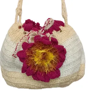 Handmade Crossbody Purse for Women, Crossbody Bag for Handbag Lovers decor granny square casual trendy cross body work all-match crossbody handbag shoulder tote