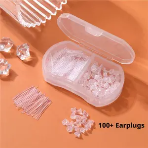 Plastic Earrings,Clear Earrings for Sports for Ear, Clear Piercing Jewelry, Silicone Sports for DIY,Plastic for Surgery, DIY Jewelry Accessories