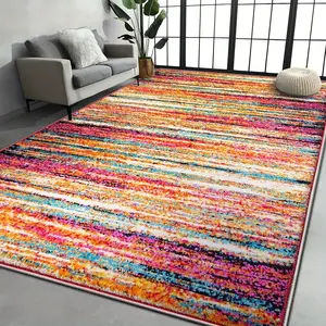 5x7 Upgraded Velvet Washable Grippy Area Rug - High-Quality, Value-Packed Floor Rug for Living Rooms, Bedrooms, Enhances Indoor Aesthetics, Grippy Area Rugs
