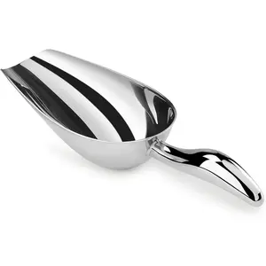 Stainless Steel Bar Ice Flour Utility Scoop, 12 Oz