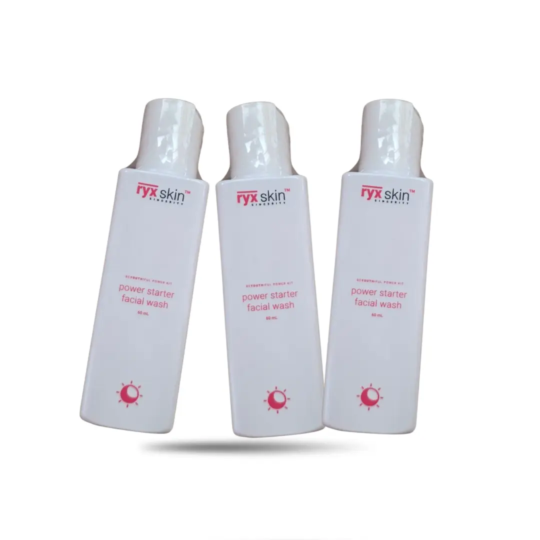 RyxSkin BeYOUTHiful Power Kit  facial wash - 3-Pack  60ml each