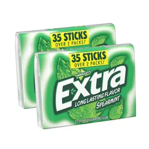 Extra Spearmint Sugar Free Chewing Gum Bulk Pack, 35 Count (2 Pack), Low Calorie