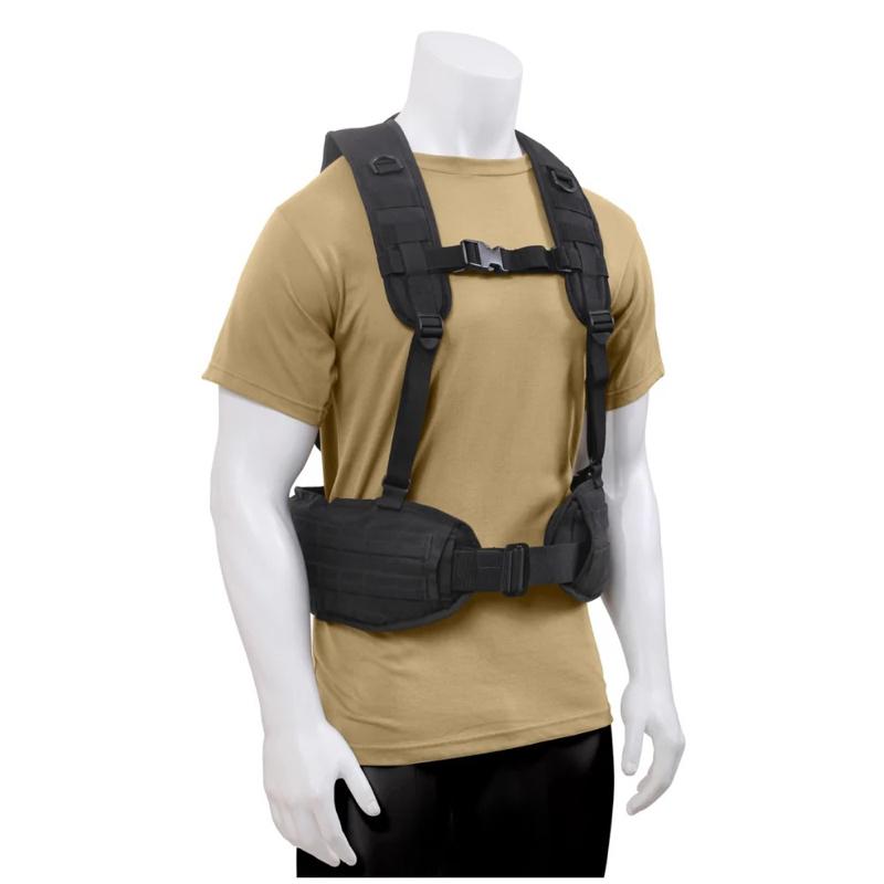 Rothco Tactical Battle Harness - Secure Load-Bearing Solution: 4 Webbing Straps Attach To D-Rings On Your Battle Belt, Ensuring A Snug Fit And Preventing Slippage During High-Movement Activities