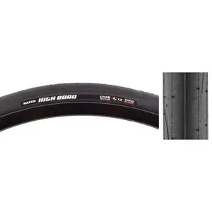 Maxxis High Road Tire - 700 x 28 Tubeless Folding BLK HYPR K2 Protection ONE70