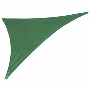 Gale Pacific USA 473969 Coolaroo Coolhaven SHADE SAIL RT TRI 15'x12'x9' Heritage Green with Fixing Kit