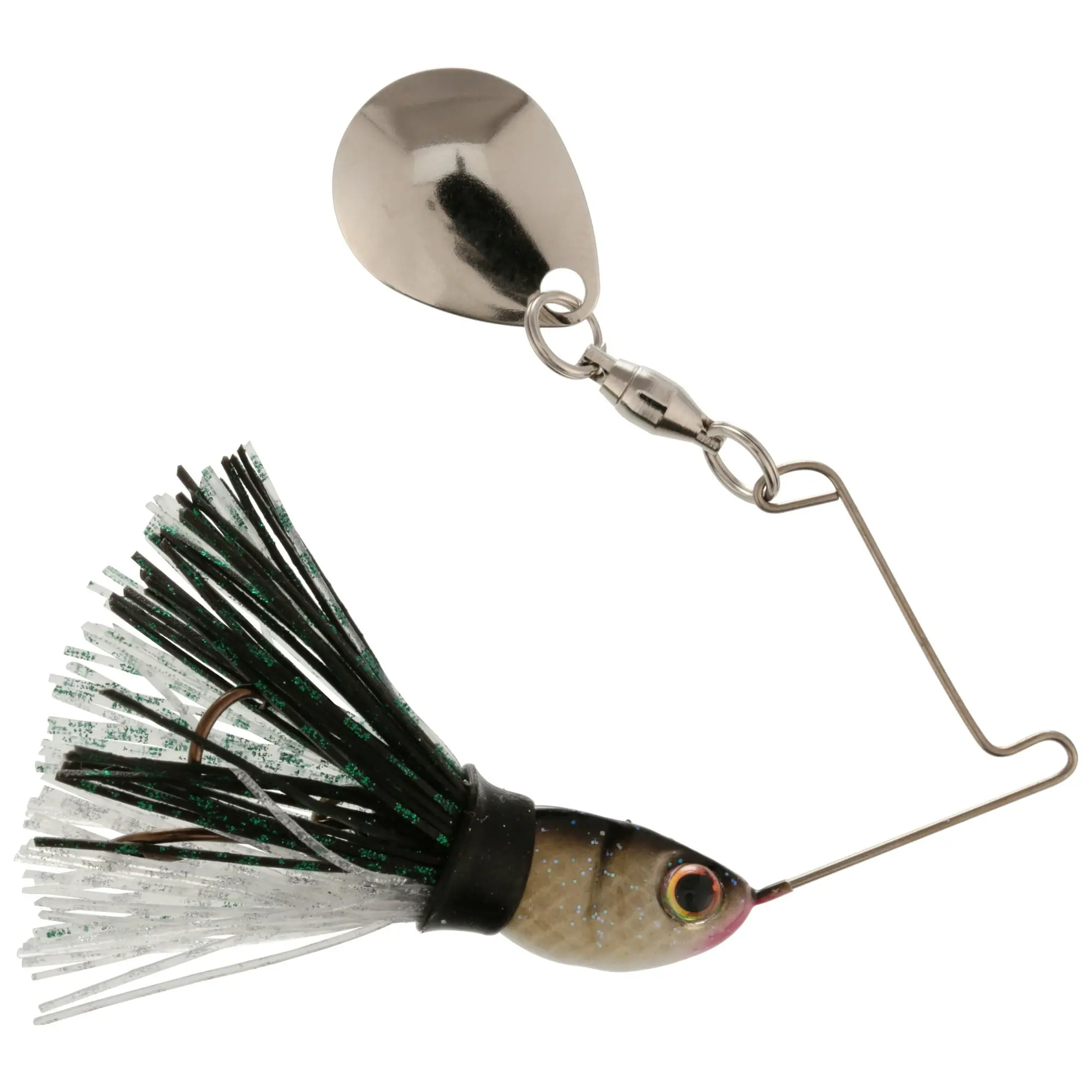 Strike King Rocket Shad Spinnerbait Lure 1/4 oz – Shad Color, Fast Retrieve, Long Cast, Freshwater Fishing Bait for Bass, White Bass & Game Fish