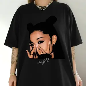 Ariaana Grande Inspired Shirt, Vintage Pop Music Tee, Retro Concert Graphic Shirt, Ariaana Fan Gift, Unisex Garment Dyed Tee