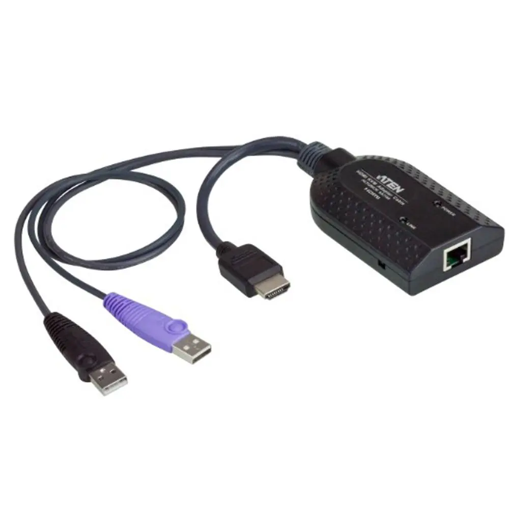 ATEN USB HDMI Virtual Media KVM Adapter with Smart Card Support