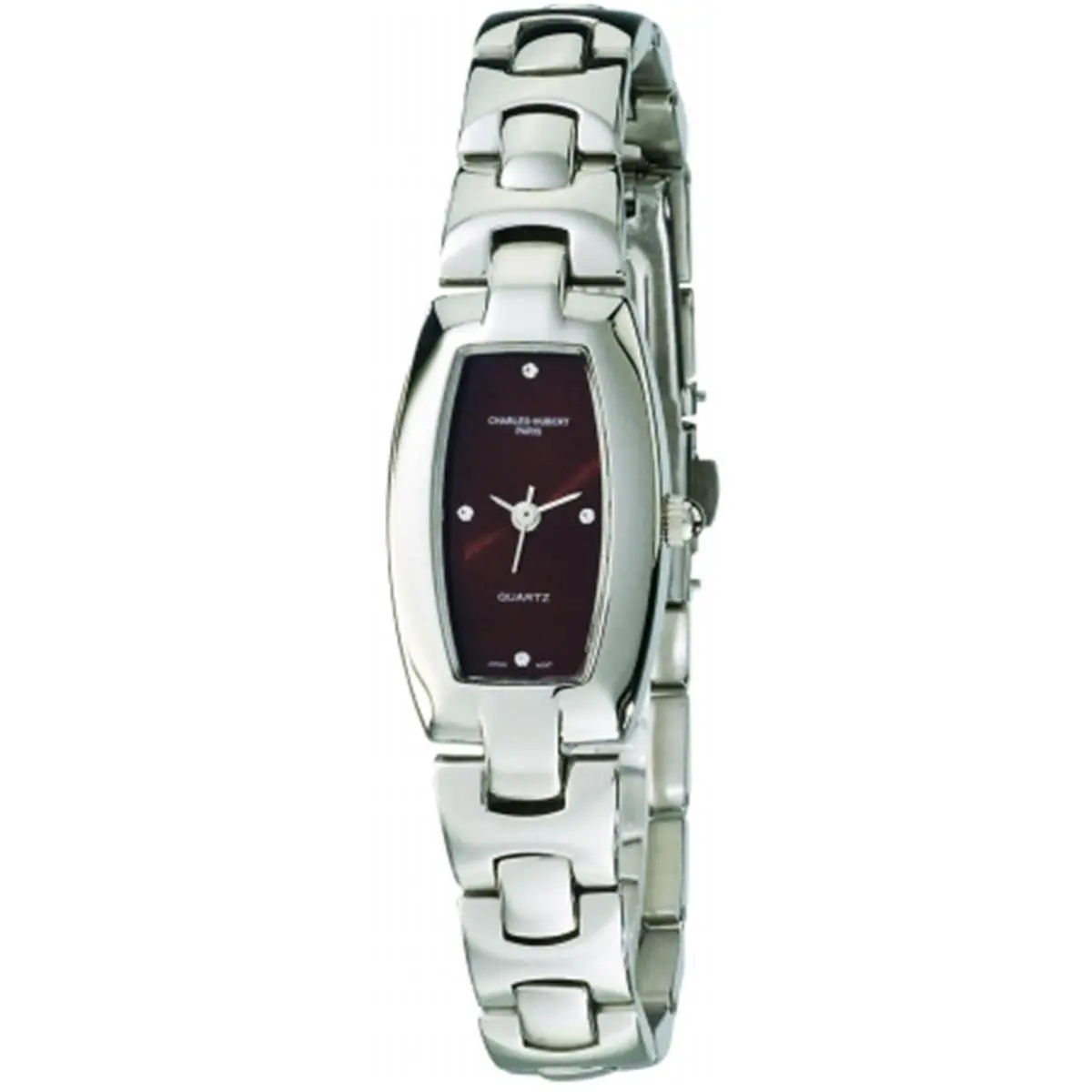 Women's 212 MAIN Charles-Hubert-Paris Vintage Japanese Quartz Fashion Watch - Brown Dial, Classic Fashion Style, Modern, Casual, Chic Wristwear, Modern Watches, Casual Wrist Watches