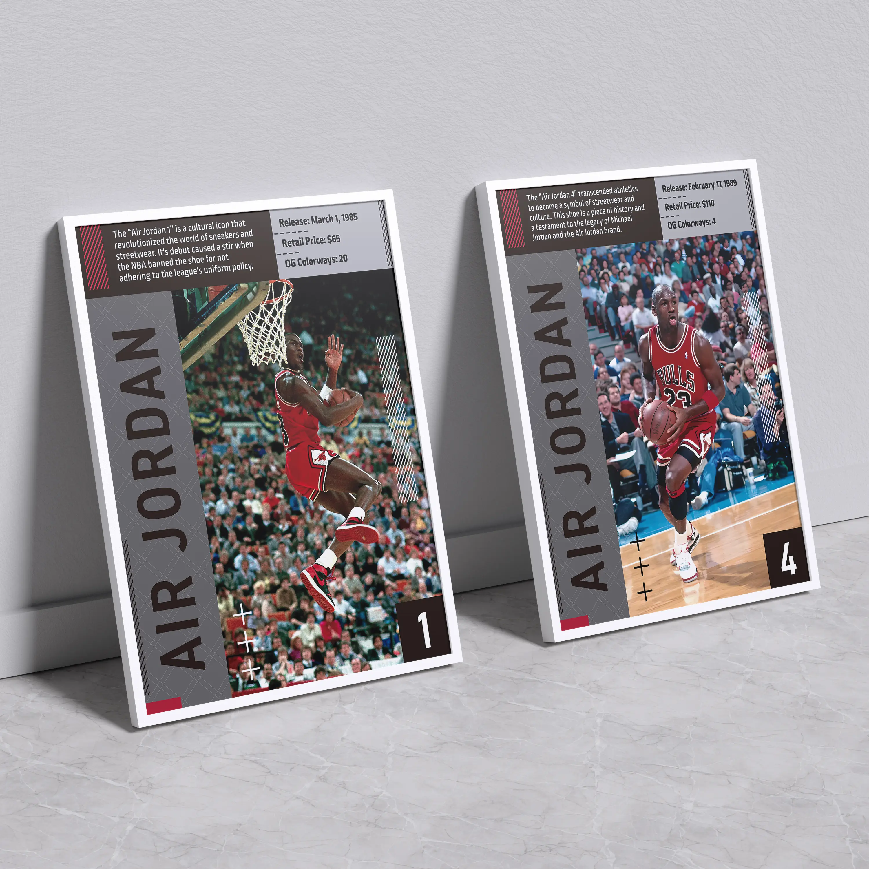 Air Jordan Legacy Poster: Michael Jordan Sneaker Art Print